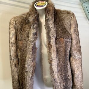 Women's Vintage Rabbit Fur Jacked Size M